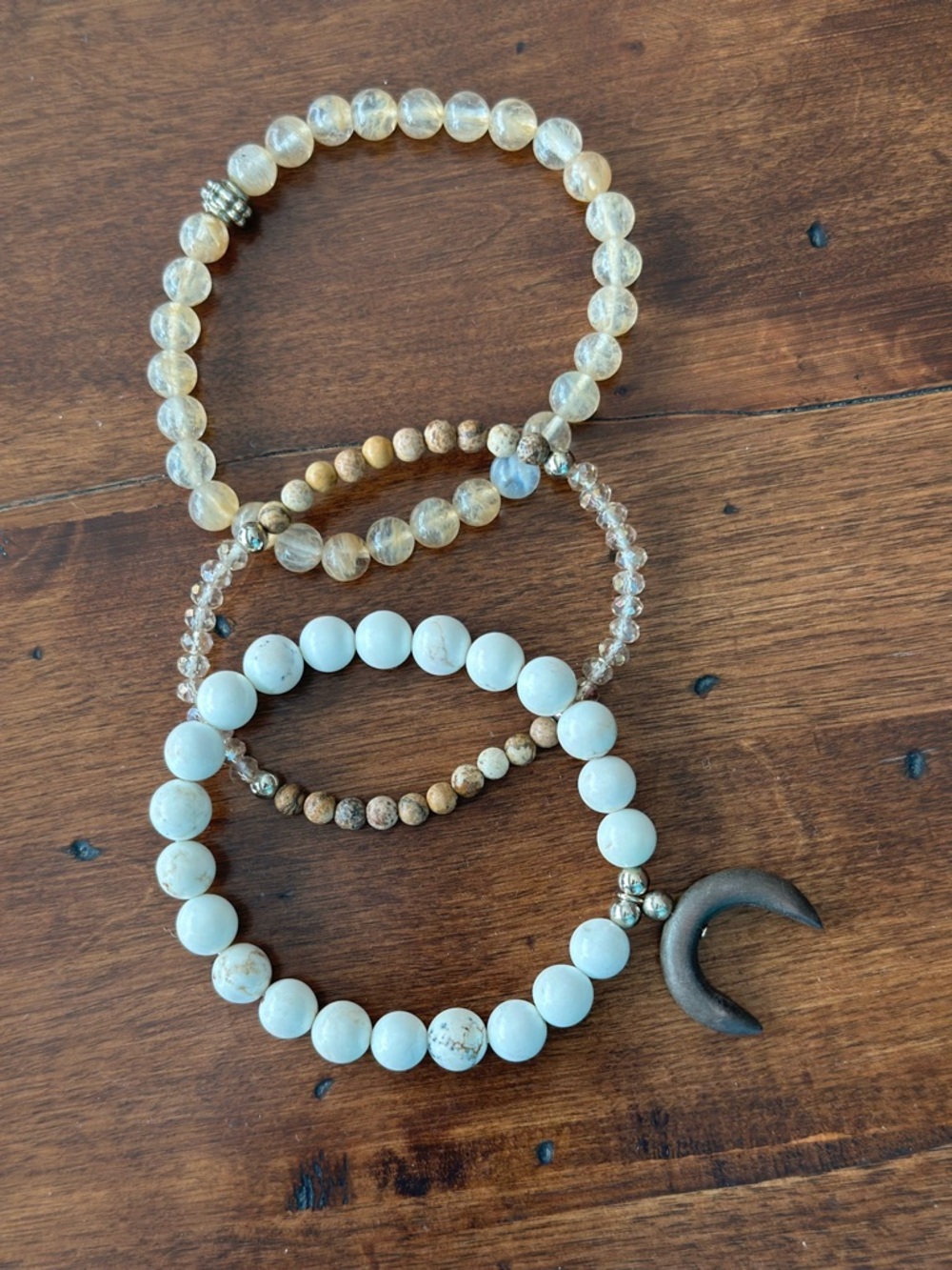 Stackable Beaded Bracelet Set - Picture 2 of 2